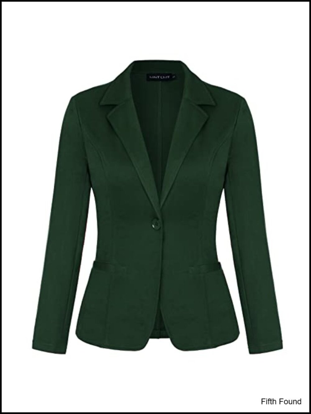Womens Casual Blazer Long Sleeve Button Front Notch Lapel Slim Fit
